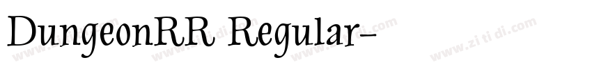 DungeonRR Regular字体转换